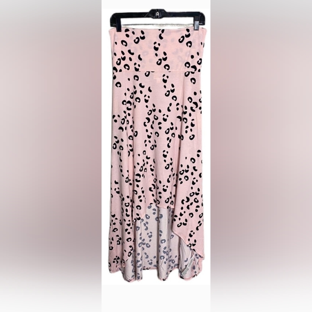 LuLaRoe Leopard Cheetah Size Small Olivia Hi-Lo Maxi Skirt Animal Print NWT